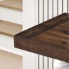 Sofa Tabe 30" Height Pedestal Table Leg Farmhouse Design Retro Design Living Room - Antique Dark Oak / Antique White - Image 5