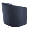 Ardena - Modern Swivel Barrel Chair - Blue - Image 9