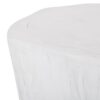 Outdoor, Lightweight Concrete Side Table - Antique White - Image 14