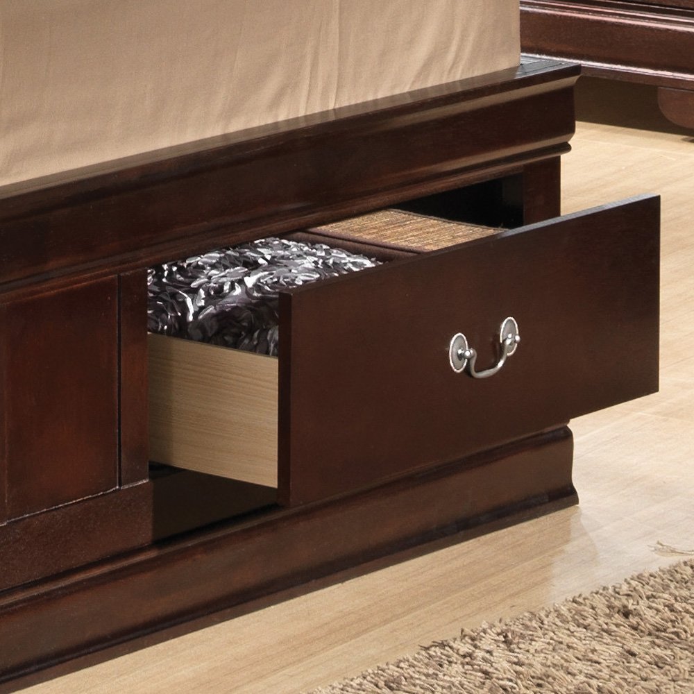 Louis Phillipe - Full Storage Bed - Cappuccino - Image 5