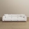 Kely - Upholstered Sofa - Cream / White - Image 2