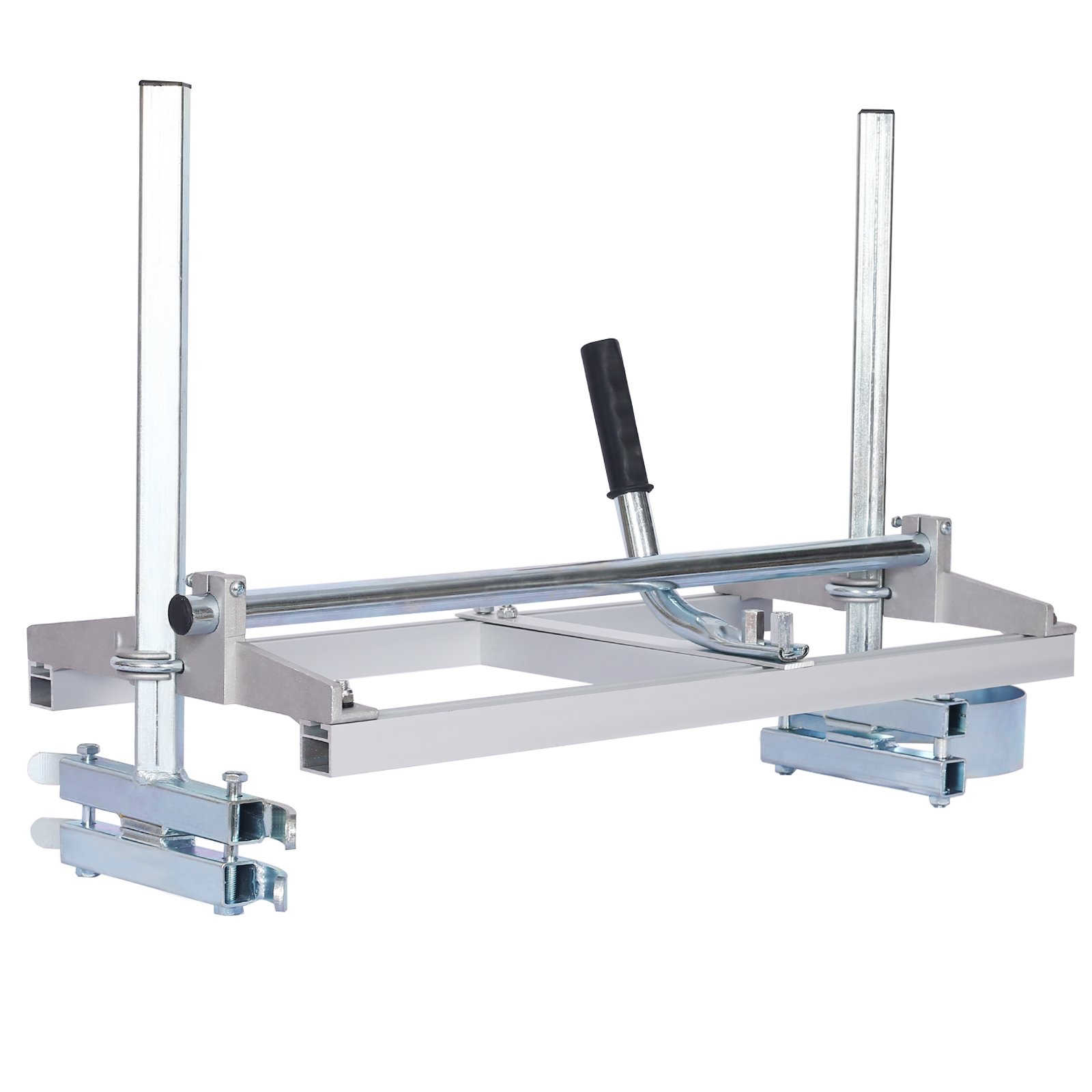 Portable Chainsaw Mill Aluminum Steel Planking Lumber With Adjustable Milling Bar 14 To 24" - Silver - Image 4