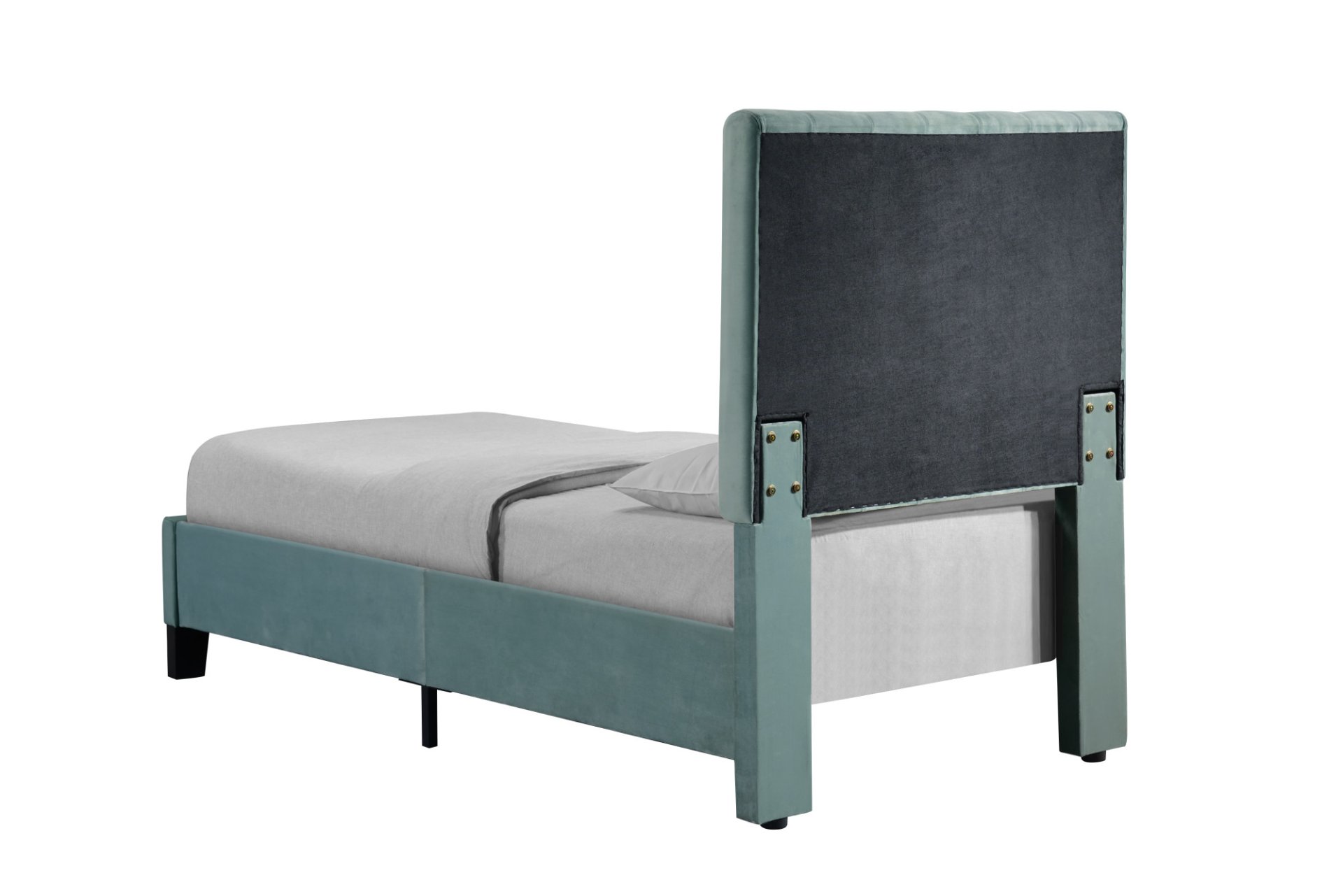 Luma - Twin Upholstered Bed - Light Blue - Image 4