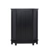 Bathroom Cabinet Triangle Corner Storage Cabinet With Adjustable Shelf Modern Style - Black - Image 4