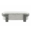 Large Versatile Storage Ottoman Bench: Spacious, Durable, Stylish - White / Light Gray - Image 12