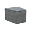 10 Piece Outdoor Sectional Half Round Patio Rattan Sofa Set, Wicker Conversation Furniture Set For Free Combination - Light Gray - Image 21