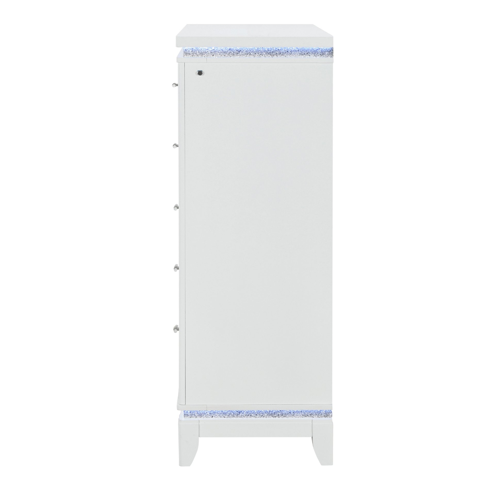 Adalid - Chest With LED Lighting - White - Image 6