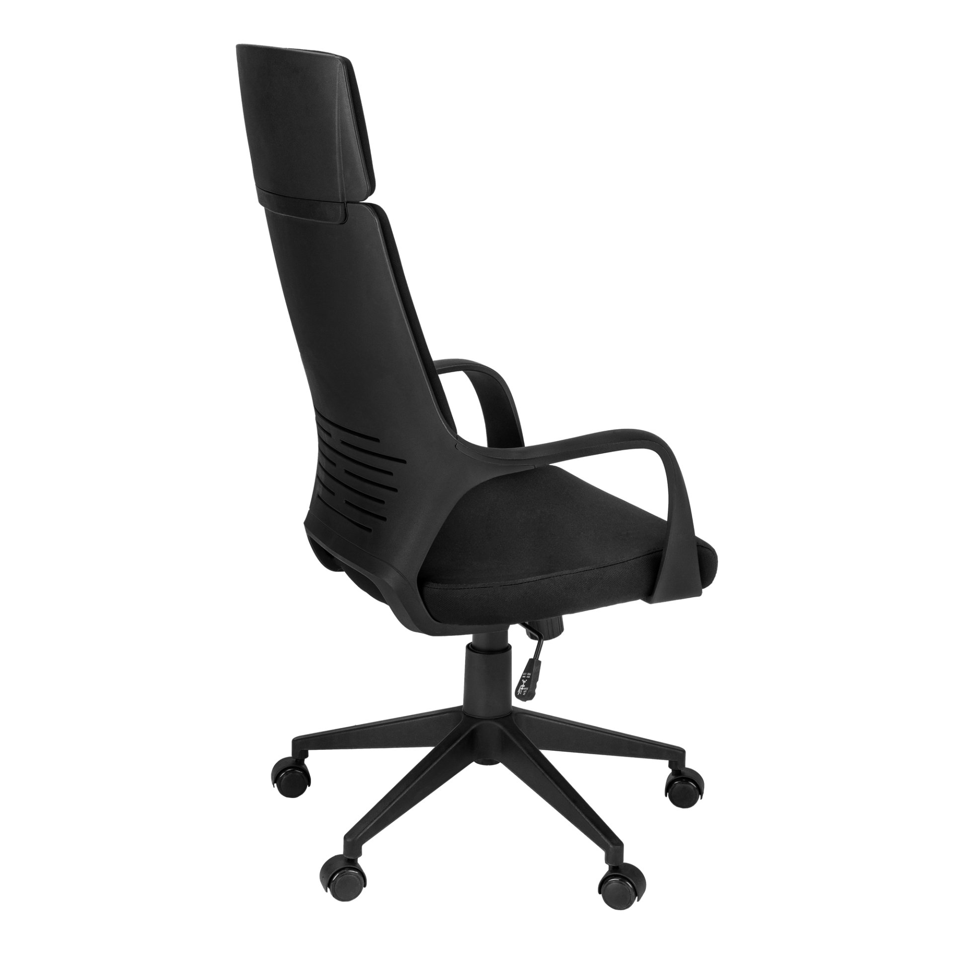 Office Chair, Adjustable Height, Swivel, Ergonomic, Armrests - Black - Image 6