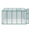 Newly Marketed Gain Height Windproof Aluminum Greenhouse 6 X 10 Ft Polycarbonate Greenhouse Raised Base And Anchor Aluminum Heavy Duty Walk - In Greenhouses For Outdoor Backyard In All Season - Green - Image 13