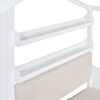 Twin Size House Bed With Sofa, Kids Platform Bed With 2 Drawers And Storage Shelf - White - Image 7
