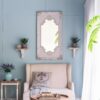 Distressed And Wooden Wall Shelf With Corbel Design - Brown / Antique White - Image 8
