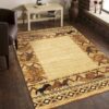 Tribes - 2'7" X 7'3" Southwest Area Rug - Beige - Image 2