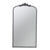 Full Length Mirror, Arched Mirror Hanging Or Leaning Against Wall, Large Mirror For Living Room - Black - Image 2