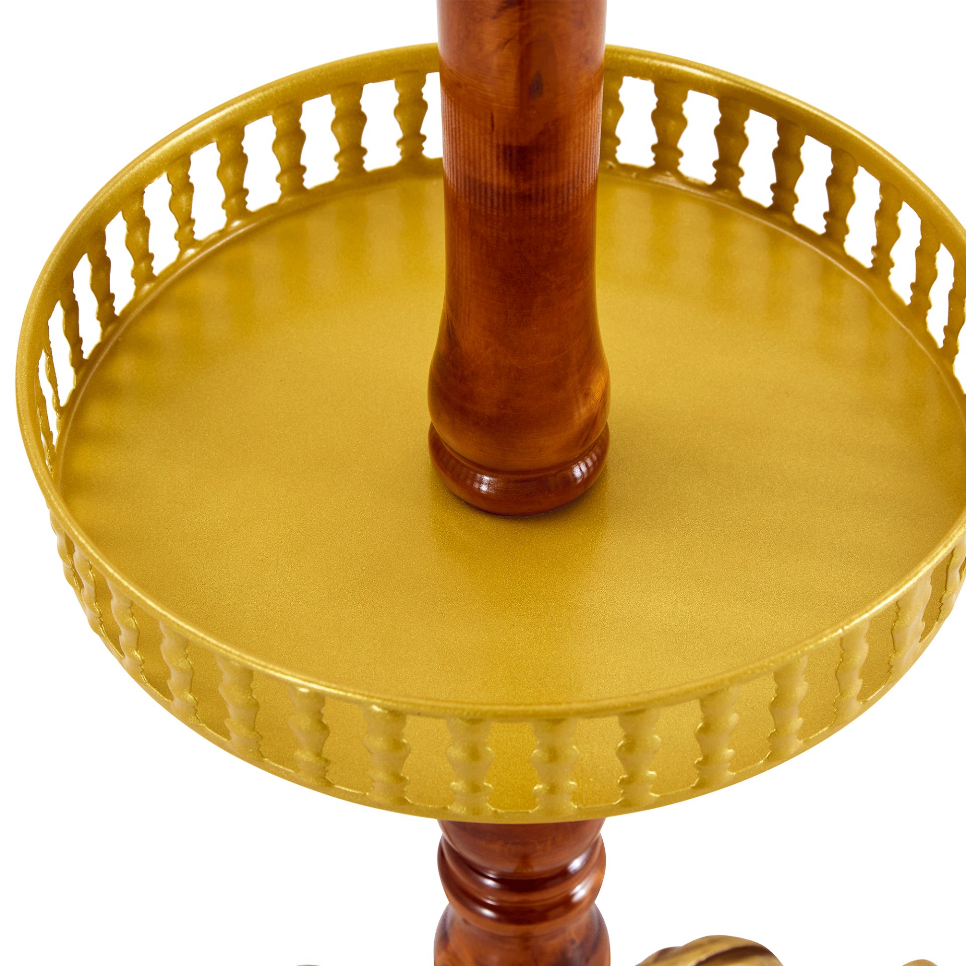 Modern Crabapple Hanger With Resin Stainless Steel Multifunctional Storage Rack - Wood - Image 11