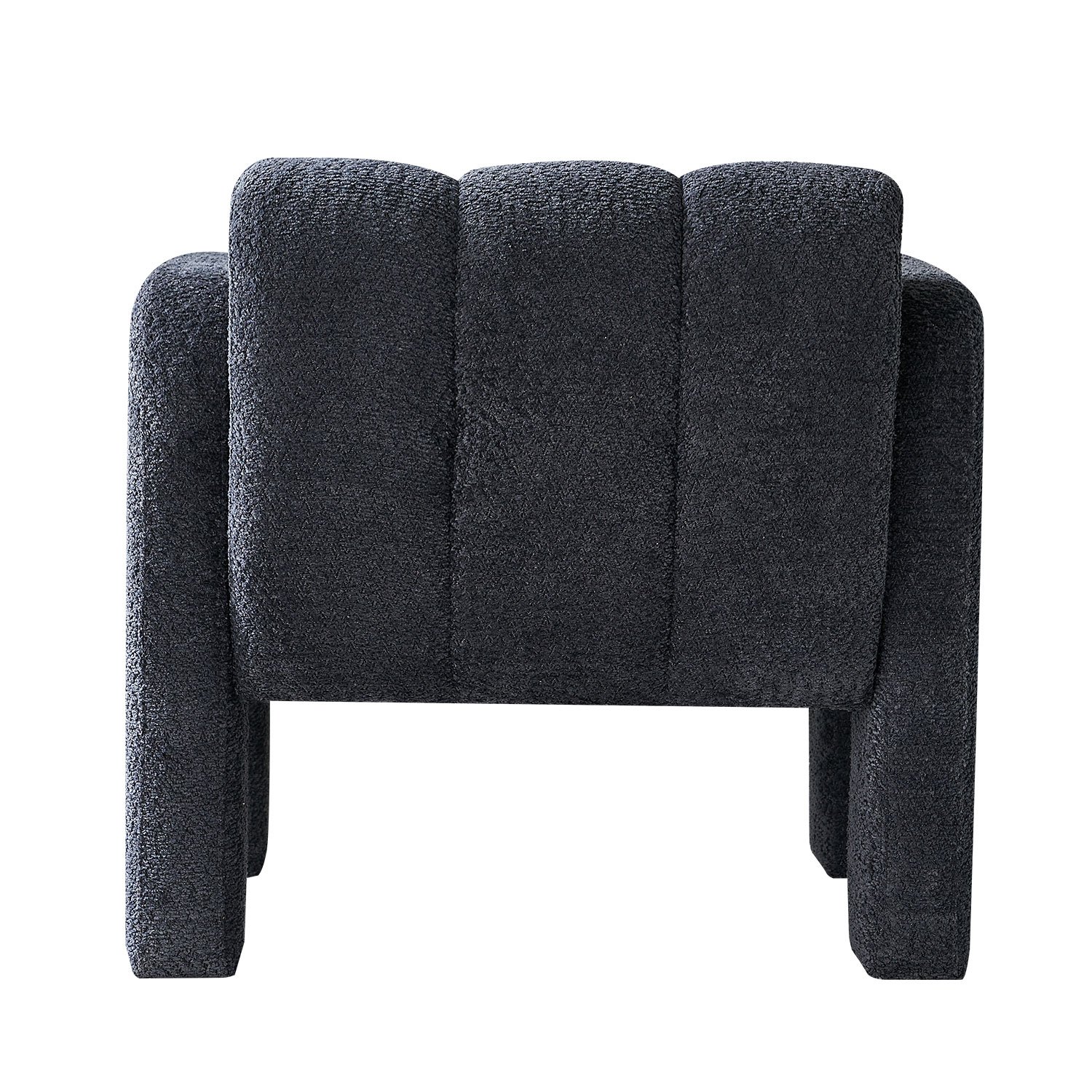 31.10" Boucle Upholstered Accent Chair - Dark Gray - Image 9