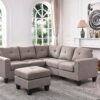 Newbury - Upholstered Sectional - Gray - Image 4