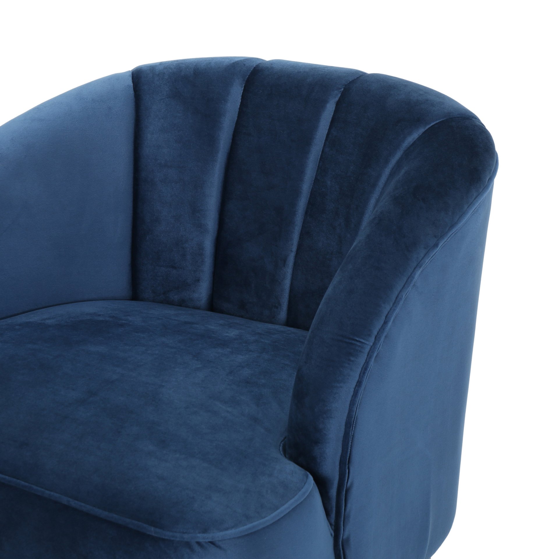 Accent Chair, Club Armchair, Modern Reading Chair - Antique Navy Blue - Image 10