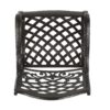 Luminea - Outdoor Aluminum Dining Chair With Scroll Design, Lattice Pattern And Cabriole Legs - Bronze - Image 8