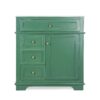 30" Bathroom Vanity With Sink, 1 Tip Out Drawer, 3 Drawers, Door Shelf, Soft Closing Door - Green - Image 13