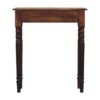 Turned Legs 1 Drawer Console - Brown - Image 5