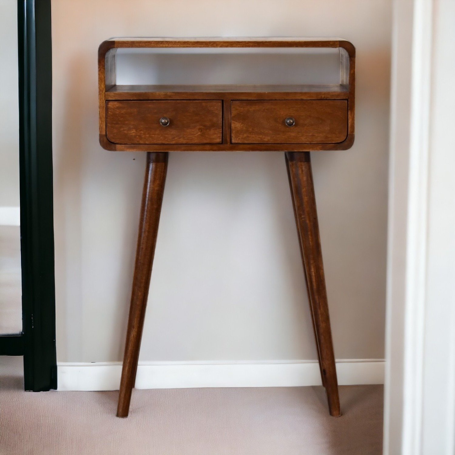 Mini Console Table - Chestnut - Image 2