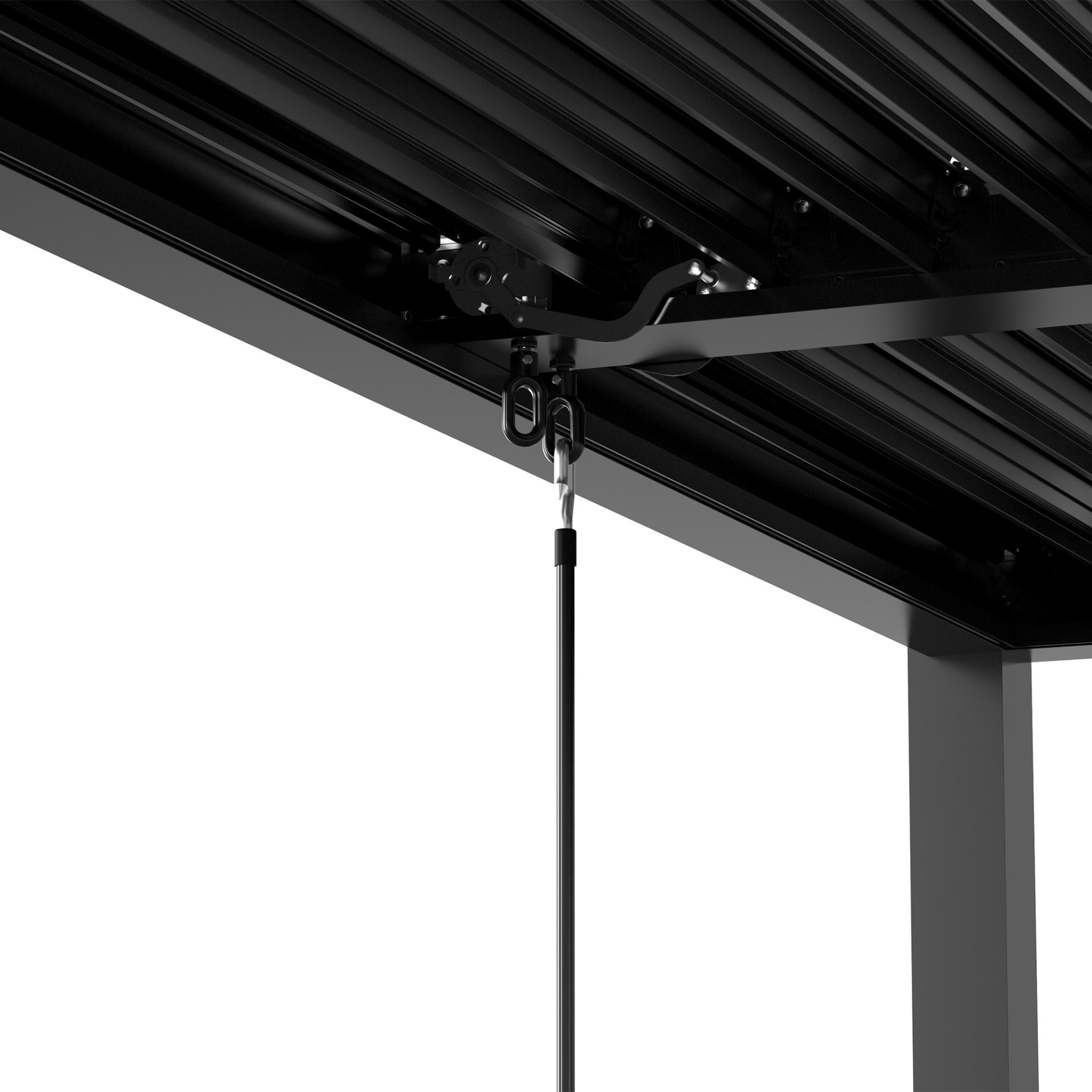 Louver Pergola Louvers & Frame - Black - Image 5