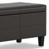 Afton - Storage Ottoman Bench - Tanners Brown - Image 14