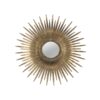 Retro DesignSunburst Metal Wall Mirror Decorative Mirror For A Bedroom Dressing Room, Hallway Or Living Space - Gold - Image 2