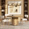 Louise - Split Back Upholstered Dining Side Chair (Set of 2) - Travertine Beige - Image 8