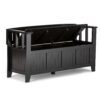 Acadian - Entryway Storage Bench - Black - Image 2