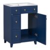 Bathroom Vanity Cabinet With Sink - Blue - Image 15