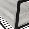 Bench, Entryway, Hallway, Storage, Rectangular, Contemporary, Modern - Gray - Image 12