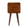 Mini Curved Nightstand - Beige Brown - Image 12