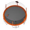 16Ft Trampoline With Basketball Hoop Pump And Ladder (Inner Safety Enclosure) With Soccer Goal - Orange - Image 9