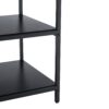 Modern Splicing Circular Dining Table With Double Layer Storage - Black / Wood - Image 10