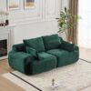 Compressed Sofa, 2 Seater Large Sectional Couches For Living Room - Green - Image 11