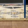 Tribes - 2' X 3' Southwest Polyester Area Rug - Cream - Image 3