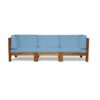 Oana - 3 Piece Sofa Set With Water Resistant Cushions - Blue - Image 2