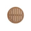 Outdoor Acacia Wood Side Table, Solid Side Table For Patio, Pool, Porch - Brown Wash - Image 10