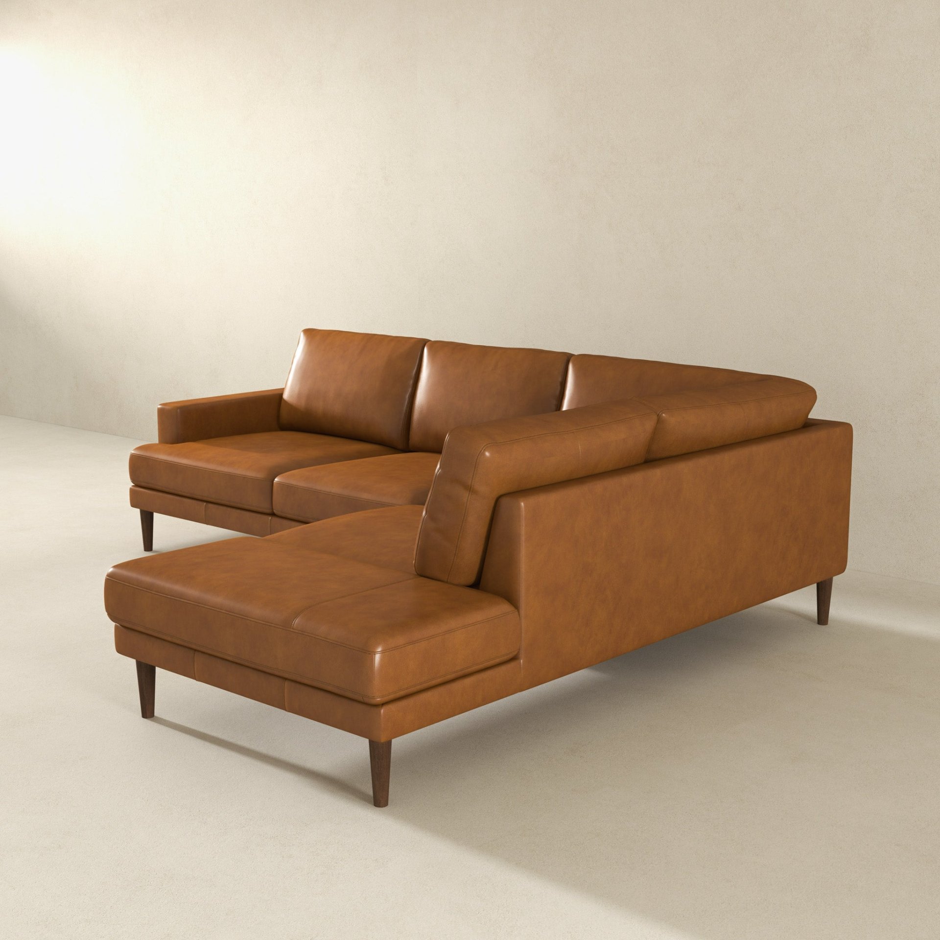 Corbin - Right Facing Sectional Sofa - Tan - Image 4