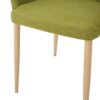 Classic Twist Dining Chair Set With Contoured Support - Green - Image 14