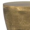 Cavan - Cast Aluminum Side Table - Antique Brass - Image 6