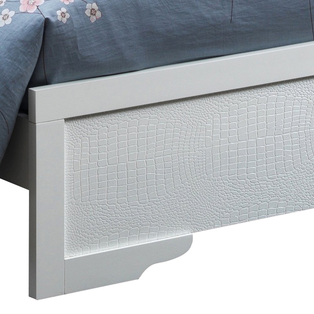 Queen Bed Elegant - Silver Champagne - Image 5