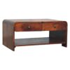 Aspen - Slim Coffee Table - Dark Brown - Image 2
