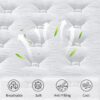 12" King Size Hybrid Mattress Individual Pocket Springs Medium Memory Foam Comfortable Knitted Cover - White / Black - Image 4