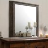 Elettra - Rustic Mirror - Walnut - Image 4