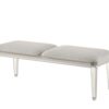 Laveda - Boucle Bench - Light Gray / White - Image 2