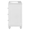 Contemporary Bathroom Vanity Cabinet, 4 Drawers & 1 Cabinet Door, Multipurpose Storage, Resin Integrated Sink, Adjustable Shelves, Solid Wood Frame With MDF - White - Image 26