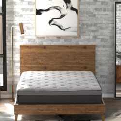 CS Hybrid - 12" California King Pocket Coil Mattress - Black / Gray