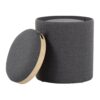 Tray - Contemporary Nesting Ottoman Set - Charcoal / Natural - Image 4